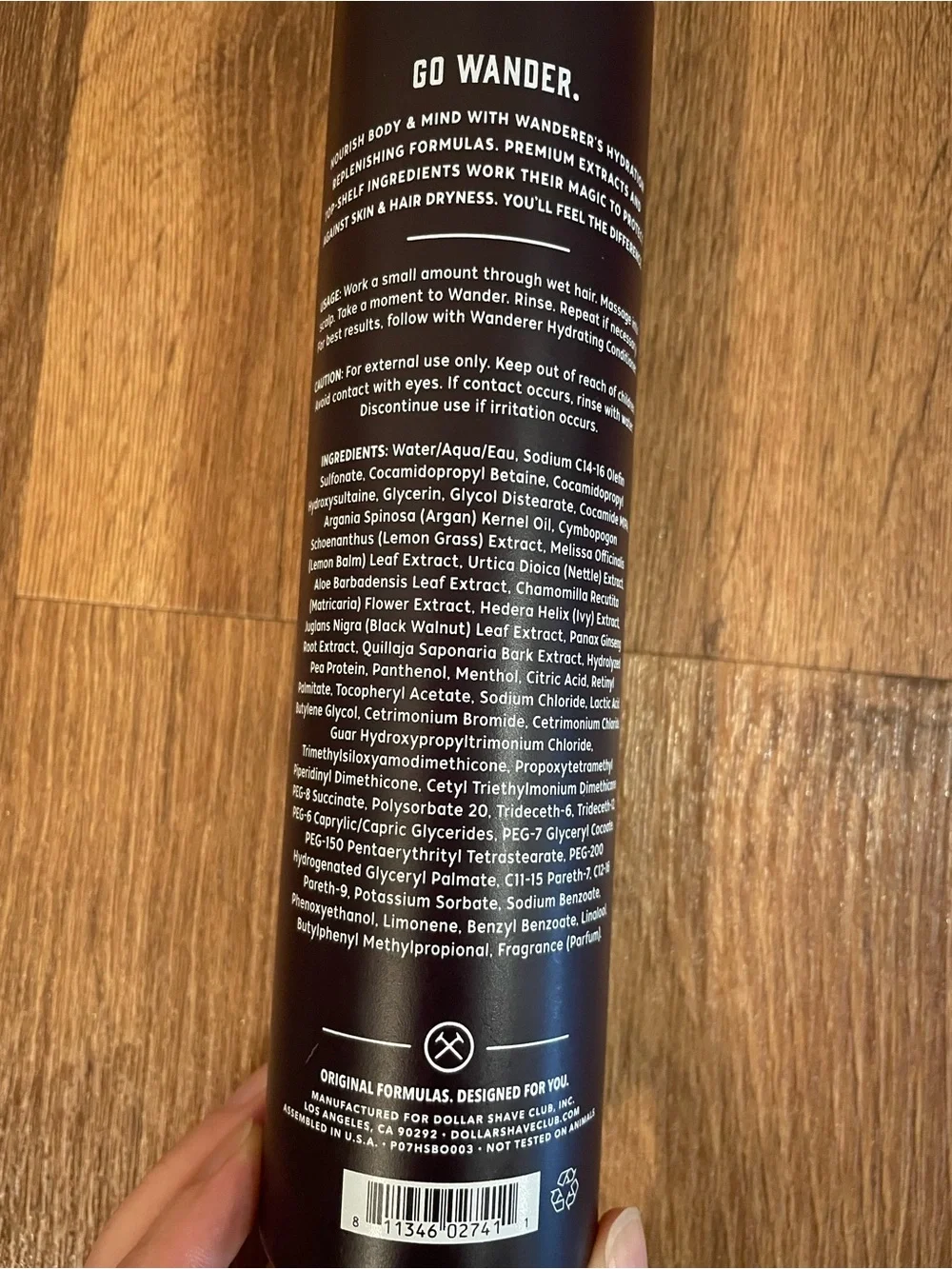 Wanderer Discontinued Hydrating Hair & Scalp Shampoo No SLS 10 oz